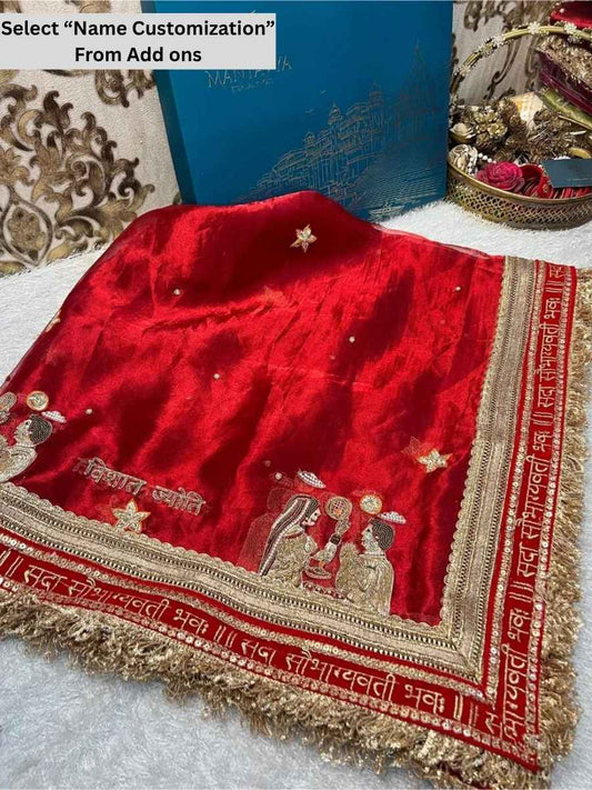 Royal Red Karwa Chauth