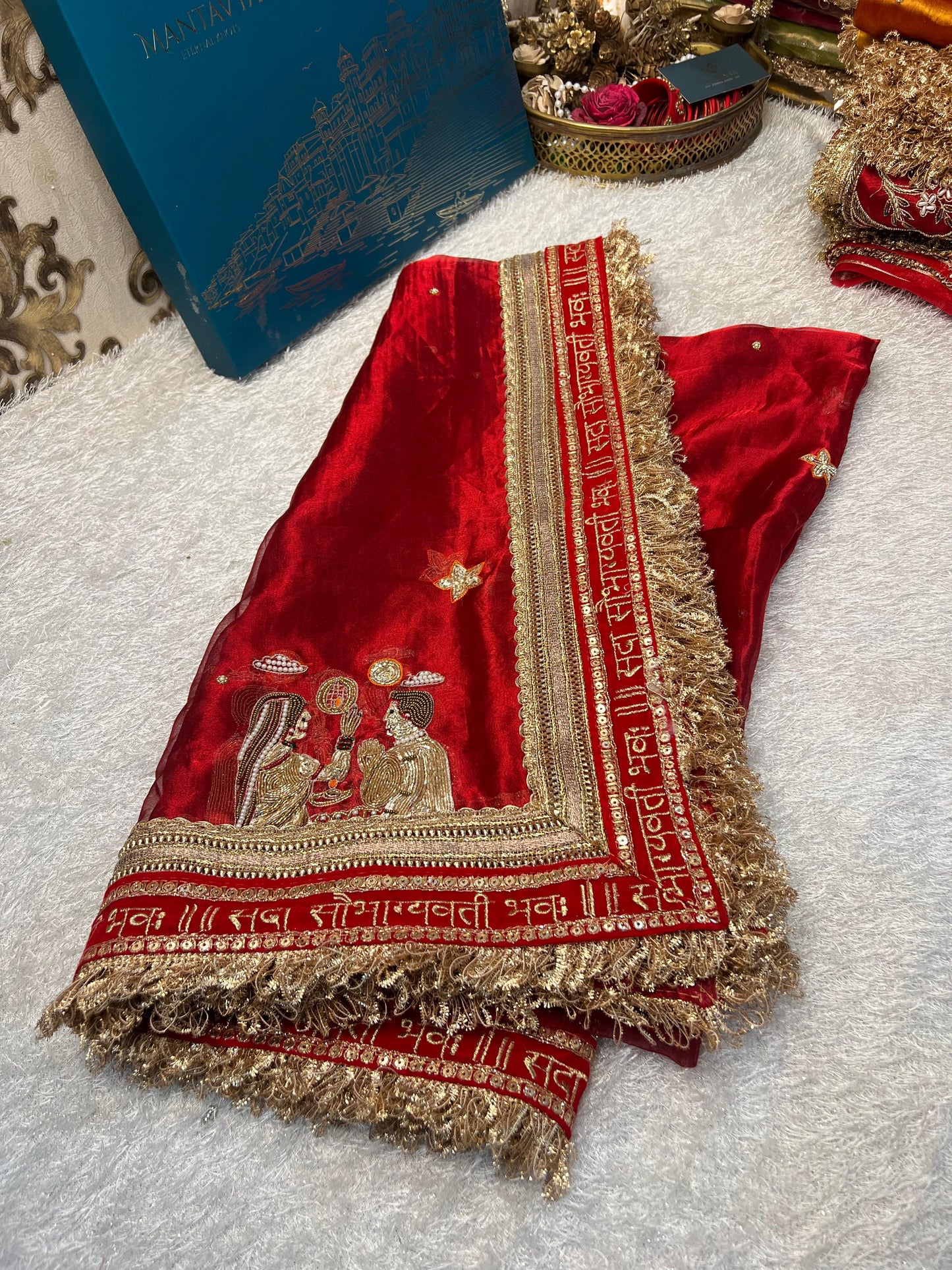 Royal Red Karwa Chauth