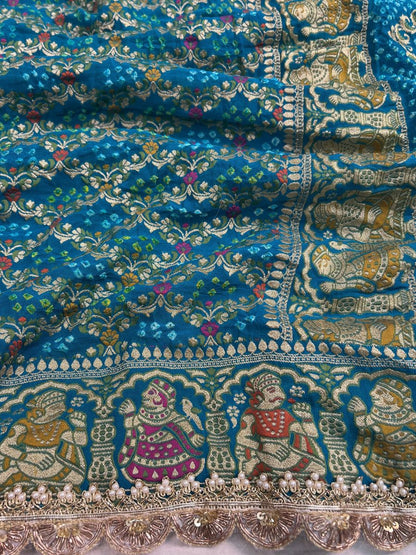 Sky Blue Bandhej