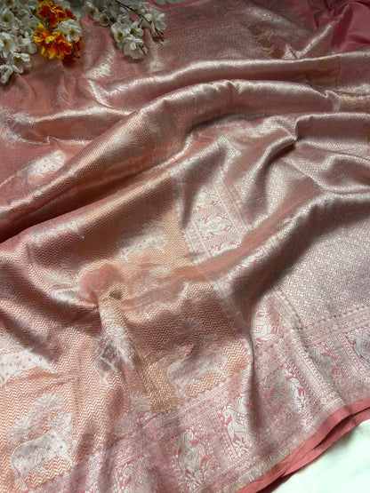 Baby Pink Katan Silk