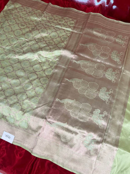 Pista Green Katan Silk