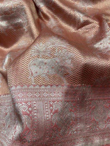 Baby Pink Katan Silk