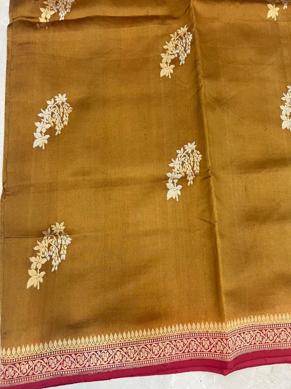 Mustard Gold Katan Silk