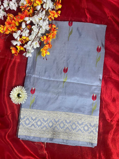 Grey Katan Silk