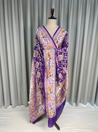 Purple Dupatta