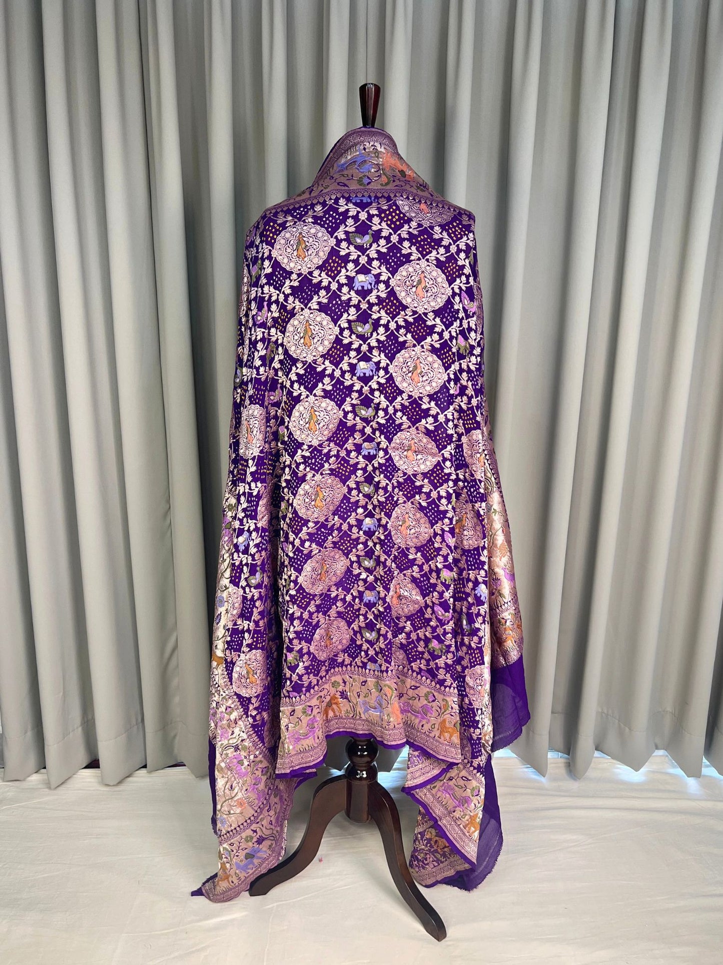 Purple Dupatta