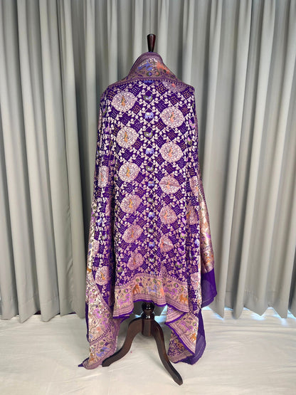 Purple Dupatta