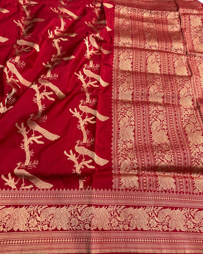 Red Katan Silk