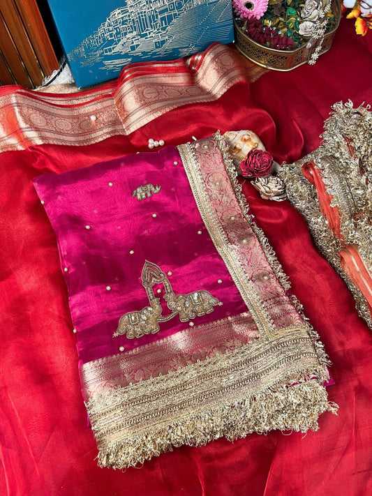 Hot Pink Maharani Gaj