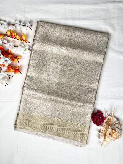 Golden Brocade  Tissue Silk