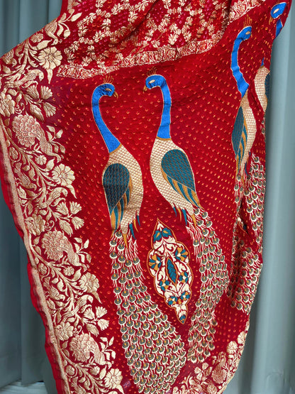 Red Dupatta