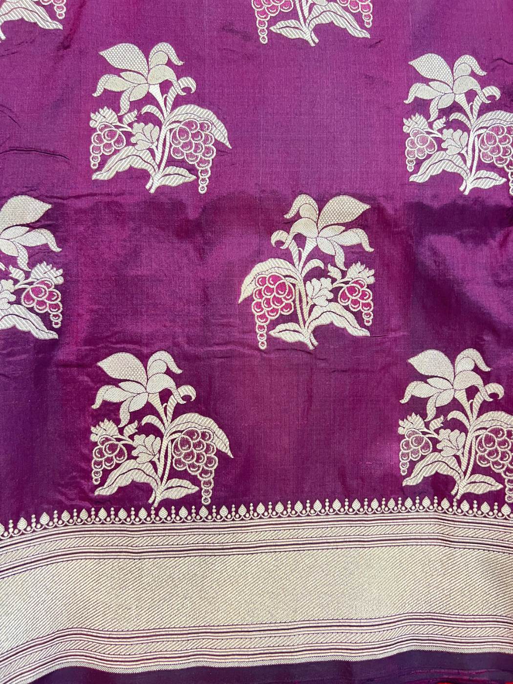 Deep Purple Katan Silk