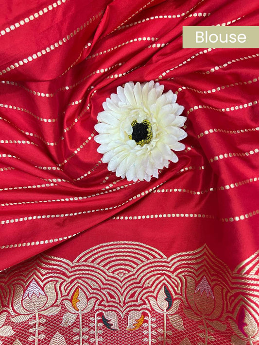 Red Katan Silk blouse