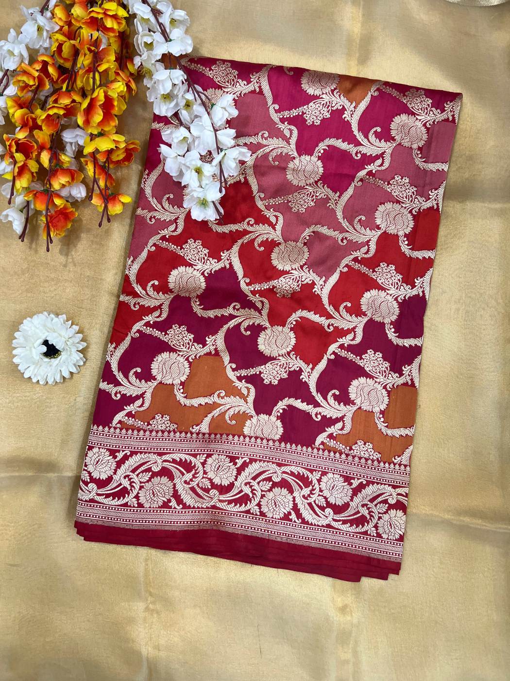 Red Katan Silk