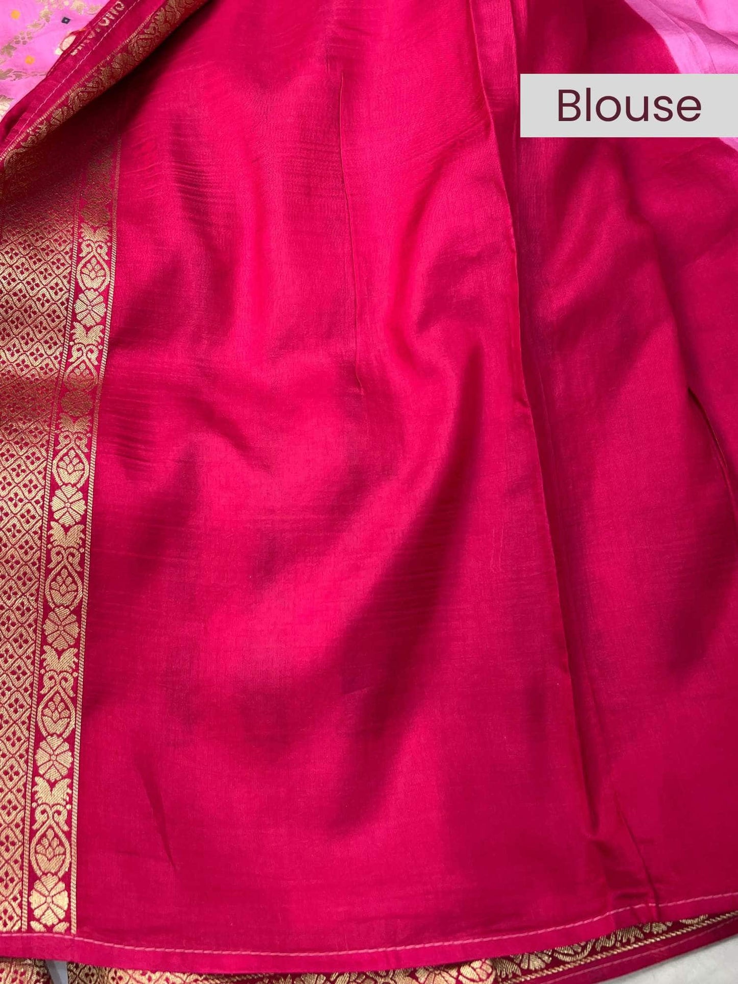 Pink Chiniya Silk