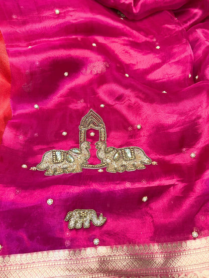 Hot Pink Maharani Gaj