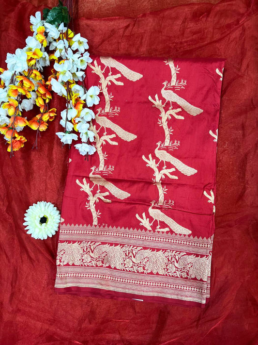 Red Katan Silk