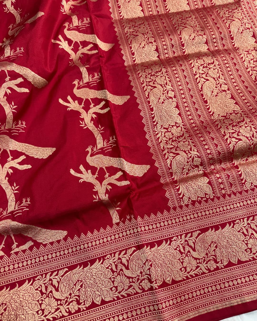 Red Katan Silk