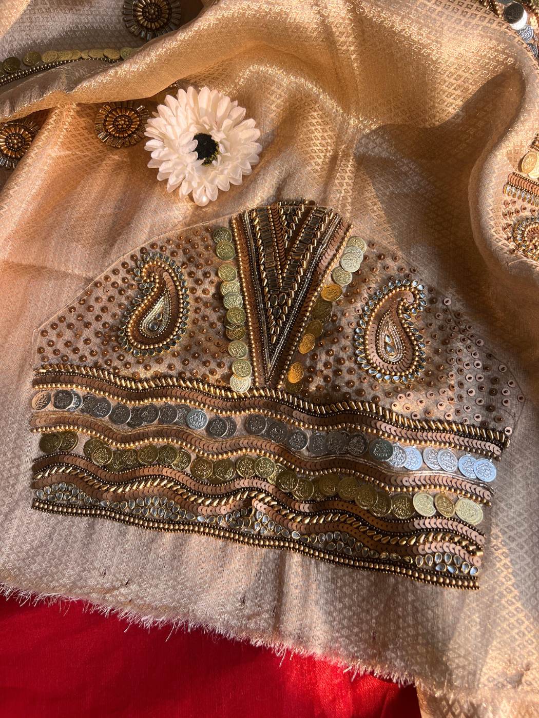 Golden Maharani Jadau Blouse