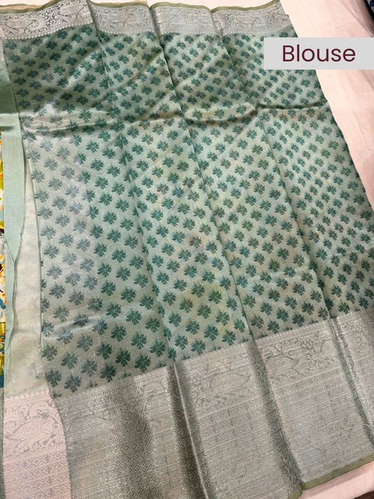 Green Moonga Silk