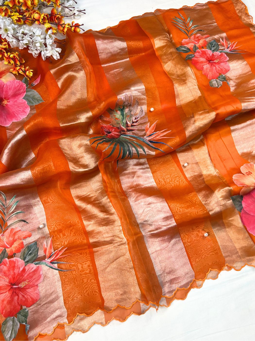 Fanta Orange Kora Tissue Silk