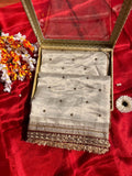 Silver Maharani Embroidery Buti