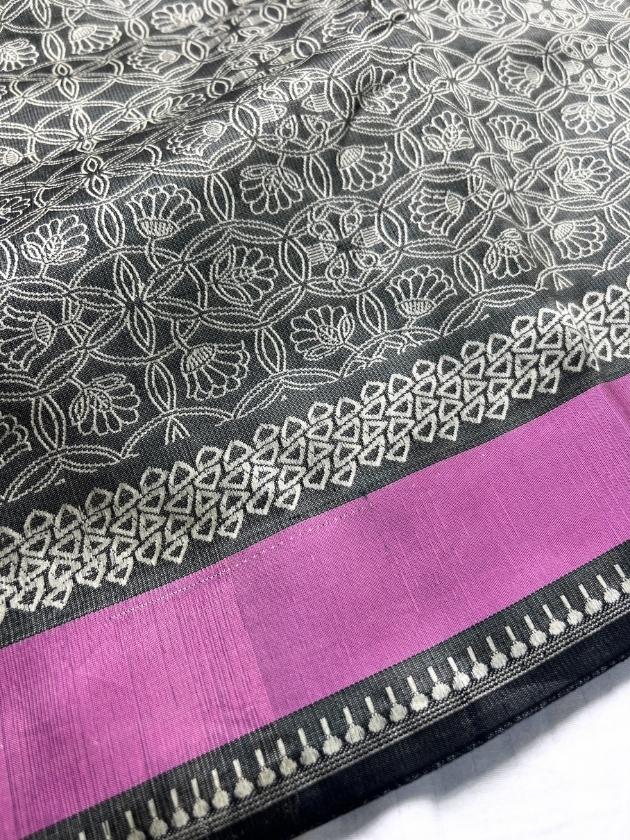 Dark Grey Katan Silk