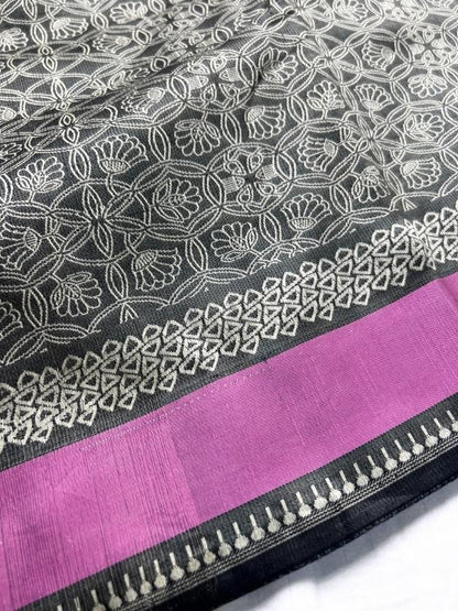 Dark Grey Katan Silk