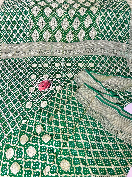 Bottle Green Bandhej