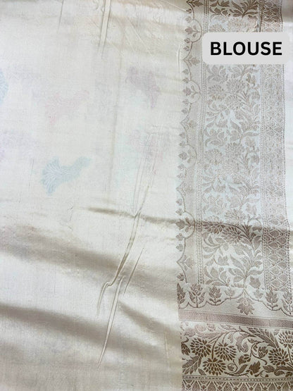 Ivory Katan Silk blouse