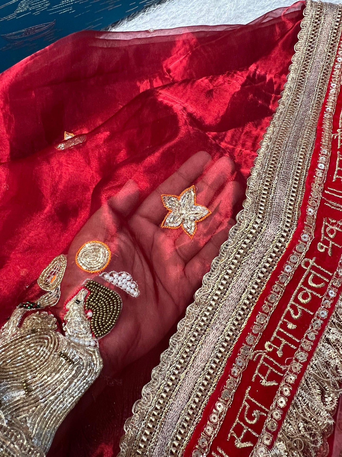 Royal Red Karwa Chauth