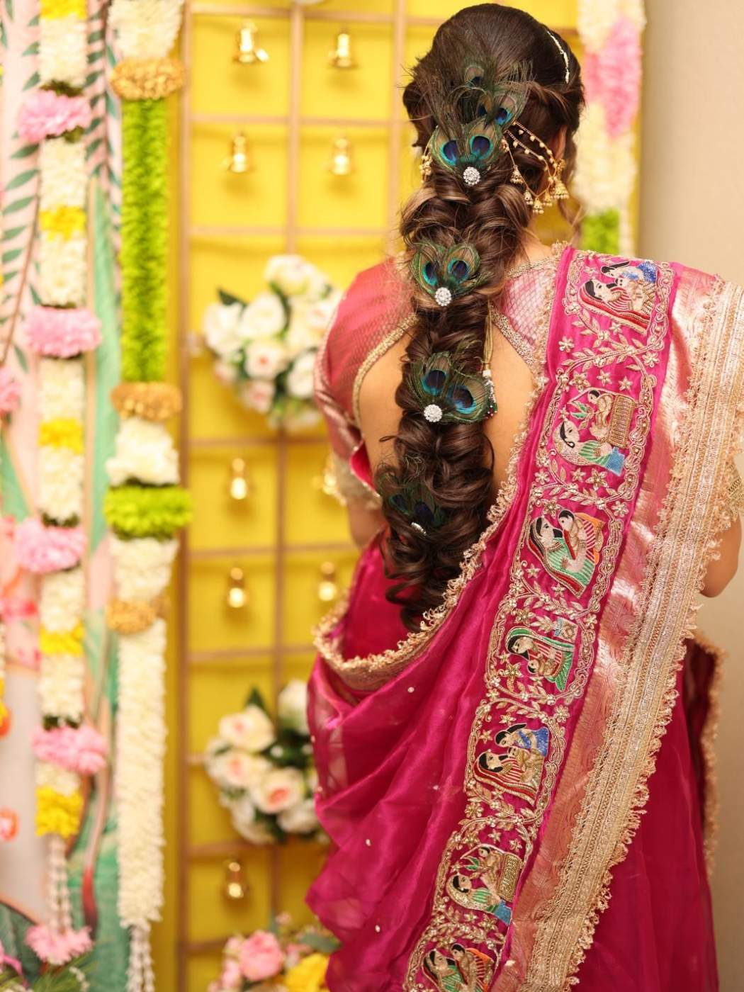 Hot Pink Godh Bharai