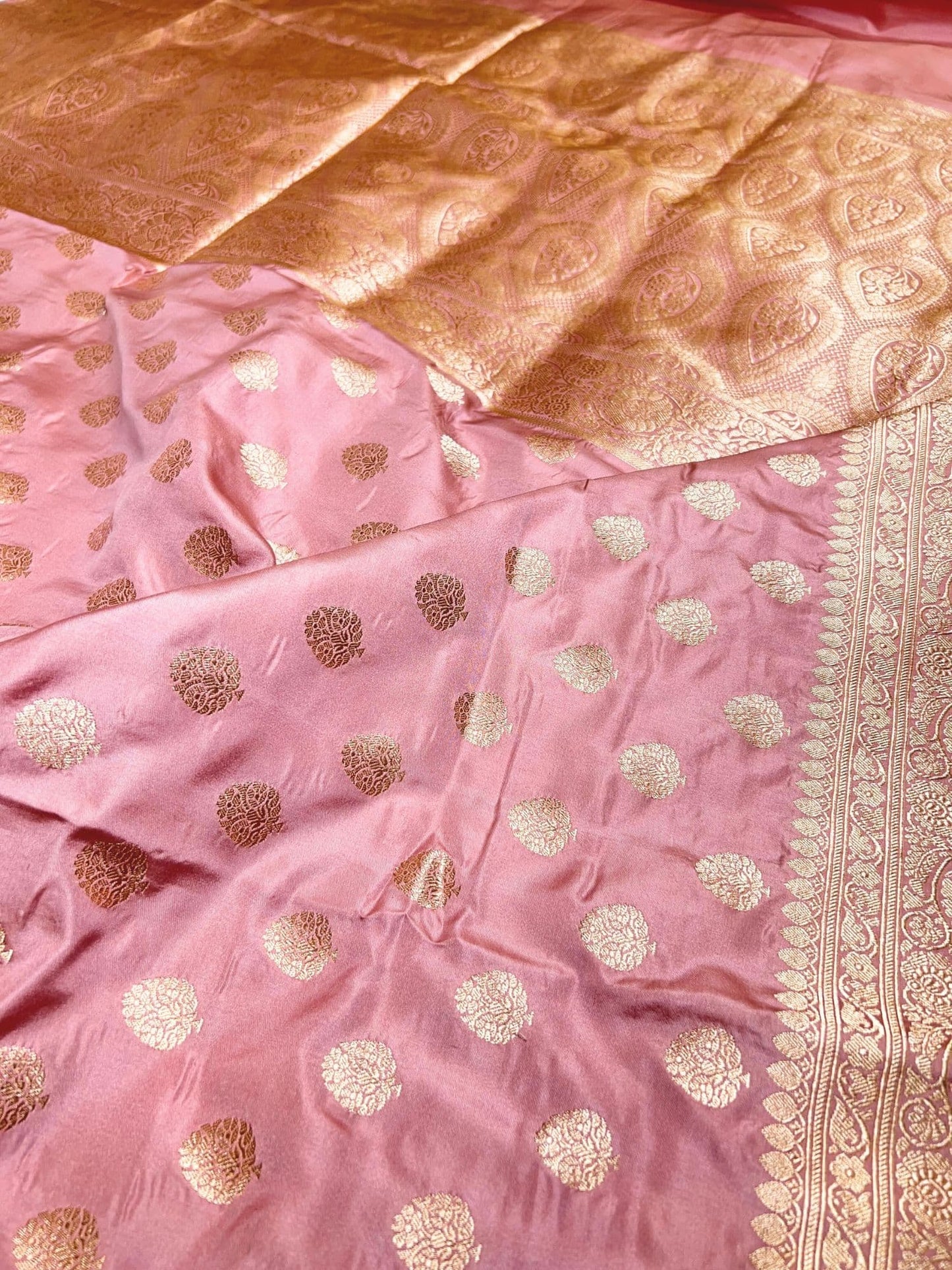 Pink Mashru Silk