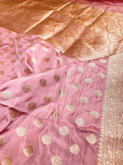 Pink Mashru Silk