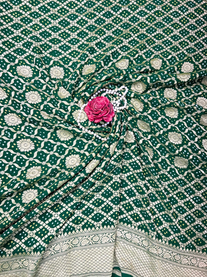 Bottle Green Bandhej