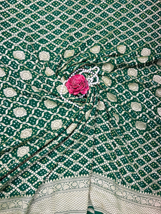 Bottle Green Bandhej