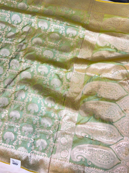 Sage Green Katan Silk