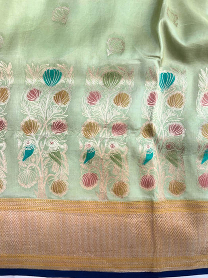 Pista Green Katan Silk