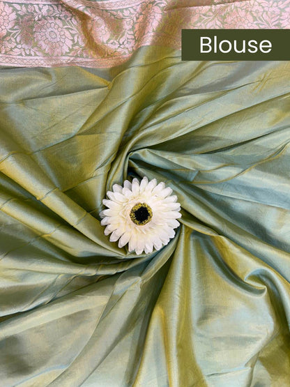 Sage Green Katan Silk
