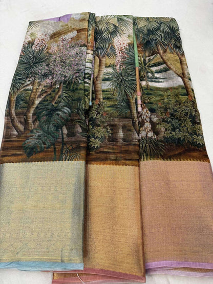 Chiniya silk saree featuring rich fabric and refined ethnic styling