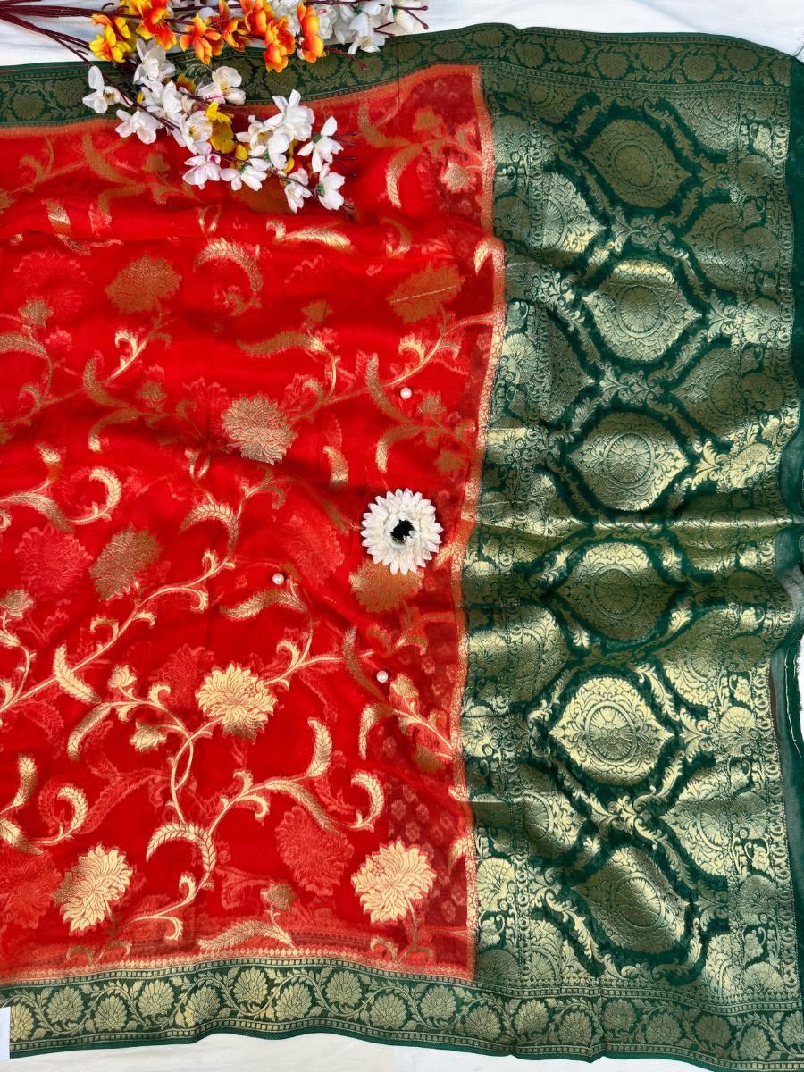 Red Viscose Silk