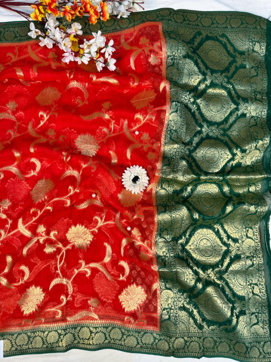 Red Viscose Silk