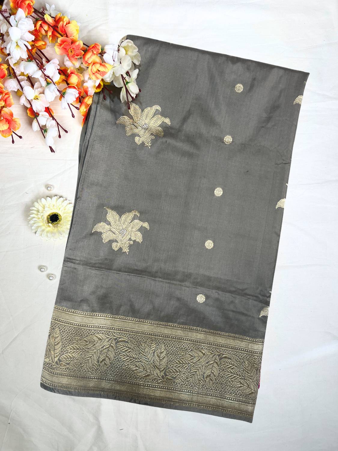Grey Katan Silk