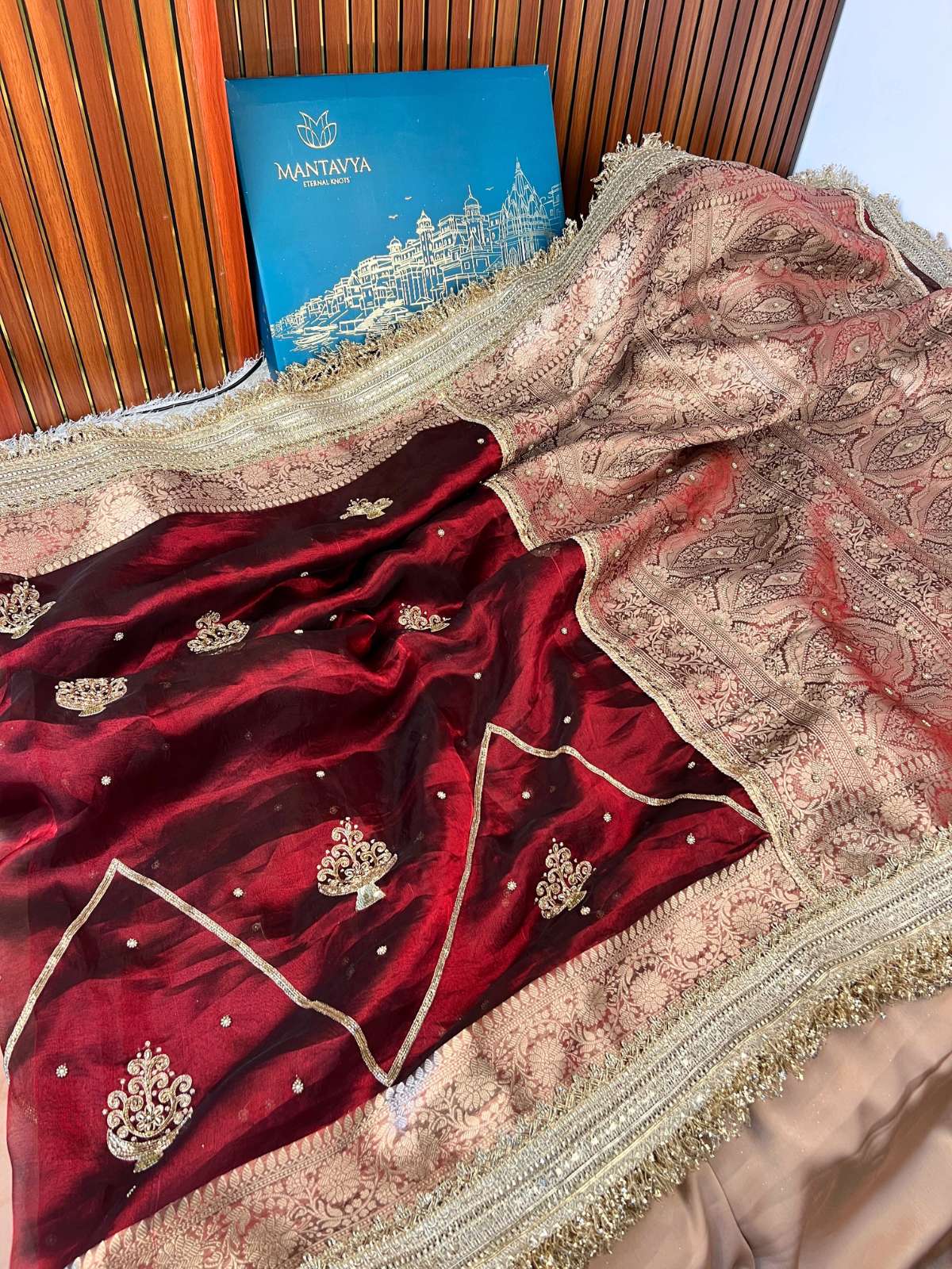 Deep Maroon Gulzaar