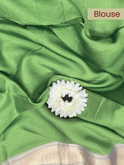 Pista Green Katan Silk