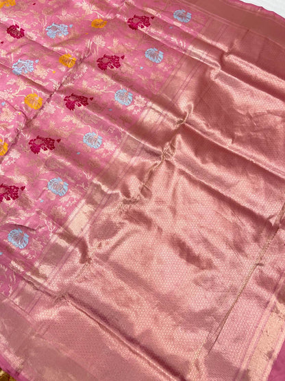 Baby Pink Katan Silk
