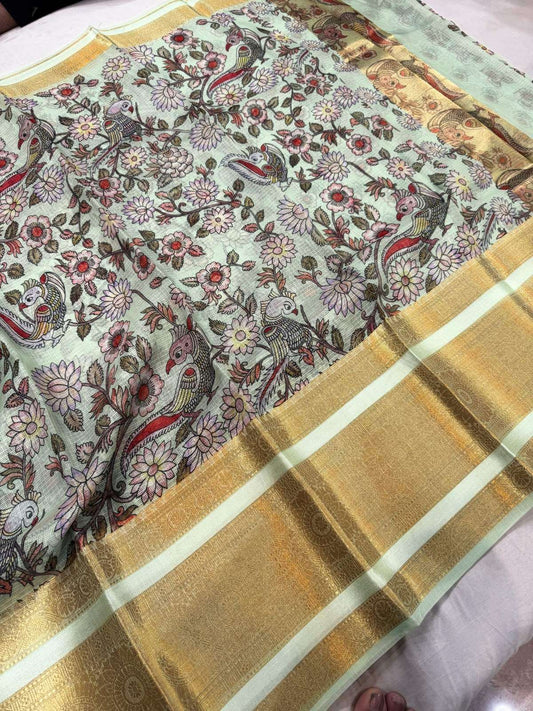 Manipuri Kota silk saree with breathable fabric and graceful fall