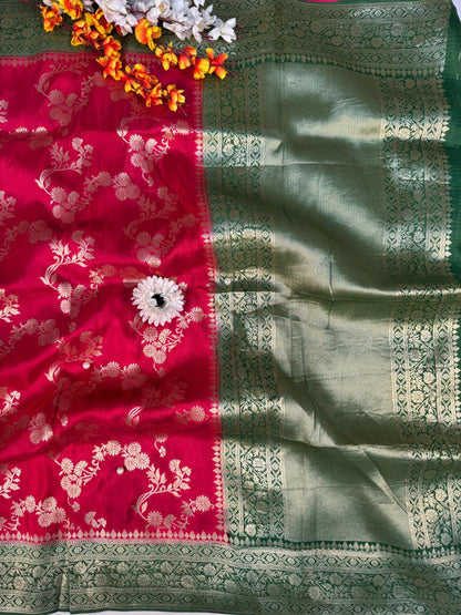 Pink Viscose Silk