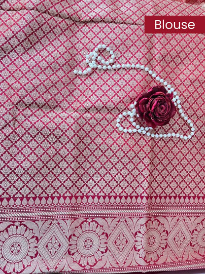 Hot Pink Katan Silk
