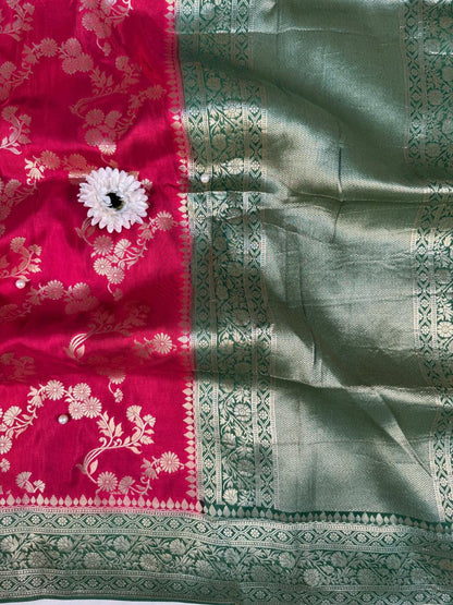 Pink Viscose Silk
